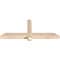Ekena Millwork Eugene Smooth Timber Gable Bracket, Douglas Fir, 48"W x 20"H x 3 1/2"D x 3 1/2"F, 10/12 Pitch GBW048X20X0404EUG00SDF - alternate 4